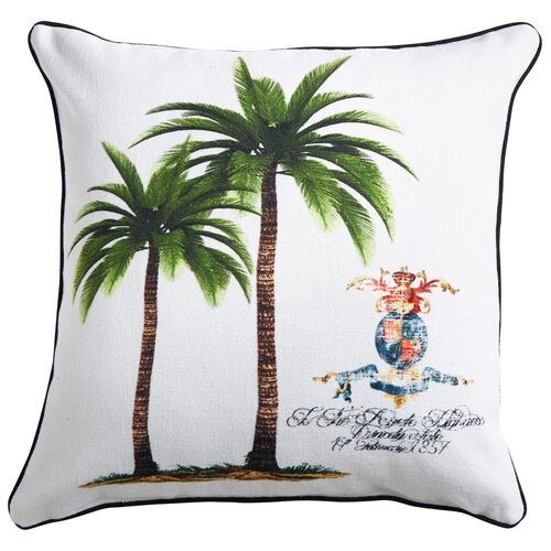 Colonial Palm Cushion