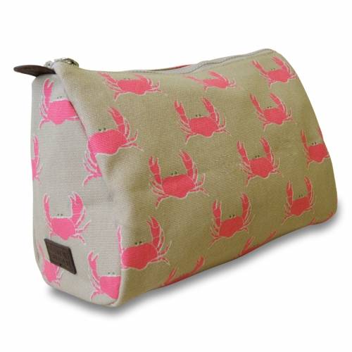 Sloane Ranger Crab Cosmetic Pouch