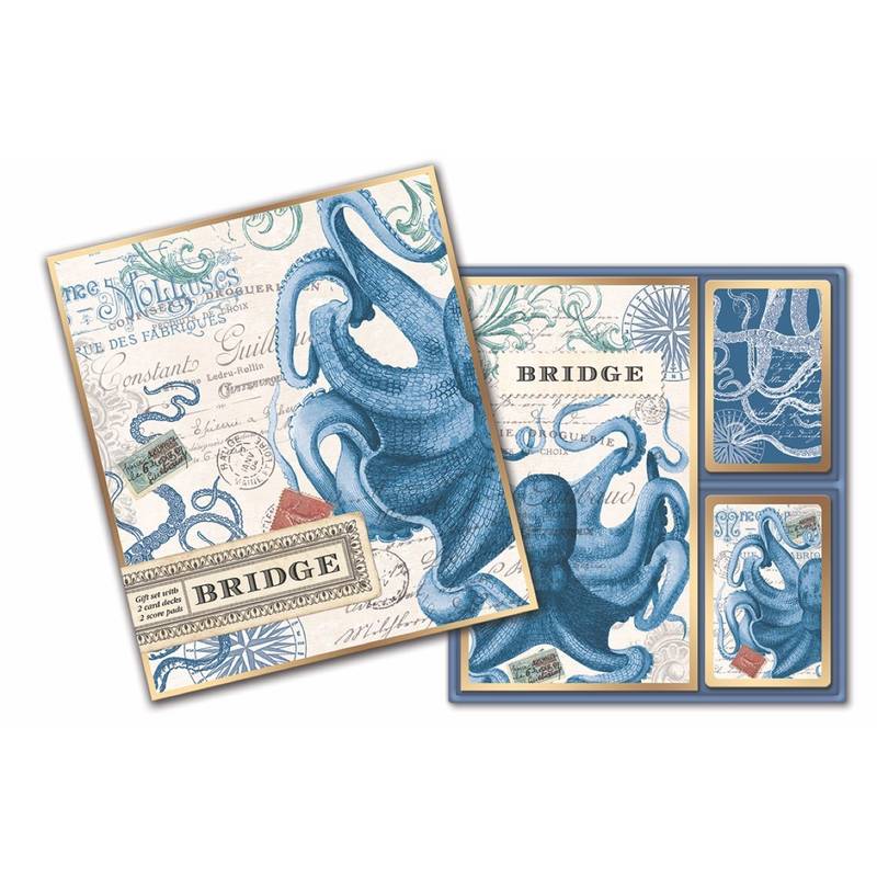 Bridge Card Set Octopus